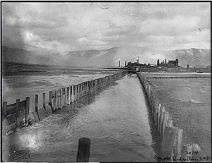 Historically, mine tailings were dumped and mixed with Silver Bow Creek to be carried away from the Butte mines.