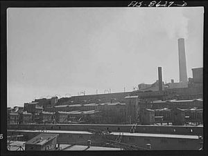 smelterconcentrator Copper King Marcus Daly's Anaconda smelter stack and concentrator.